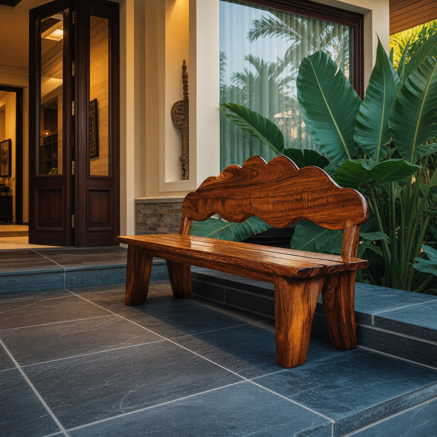 Solid Wood Entryway Bench For Modern Entryway Design - product view 6