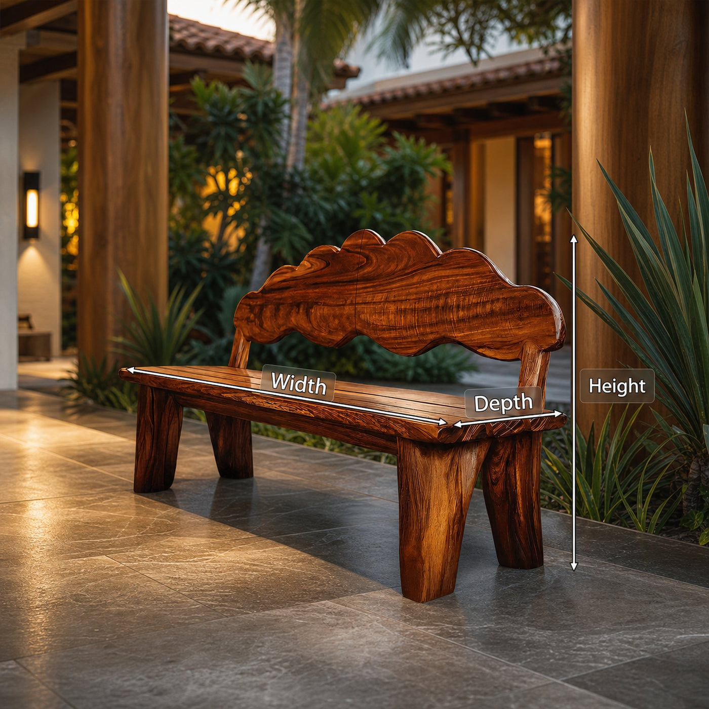 Solid Wood Entryway Bench For Modern Entryway Design - product view 8