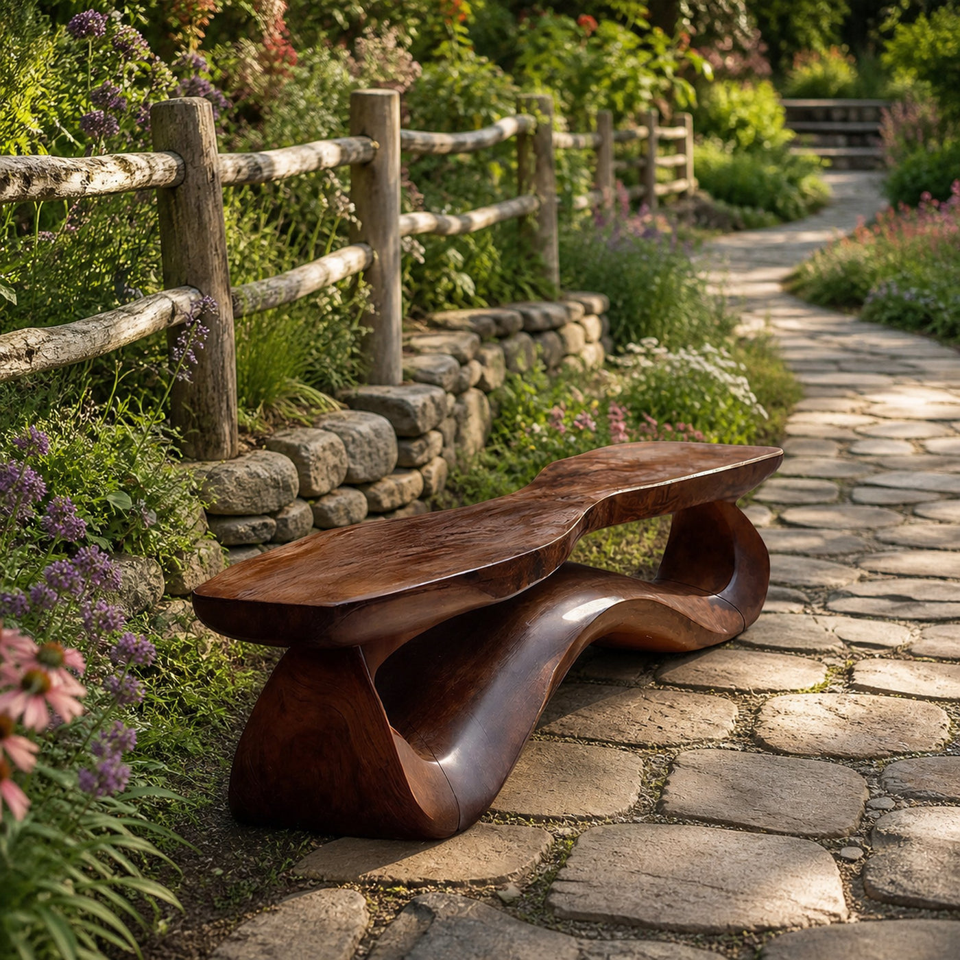 Solid Wood Live Edge Bench For Entryway Furniture Accent - product view 7