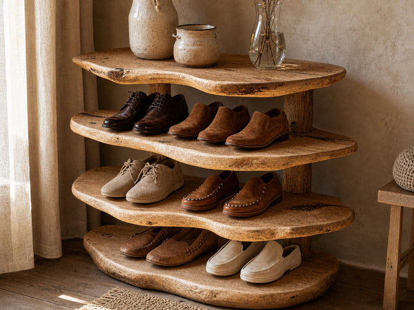 Traditional Wooden Shoe Bench For Home & Office