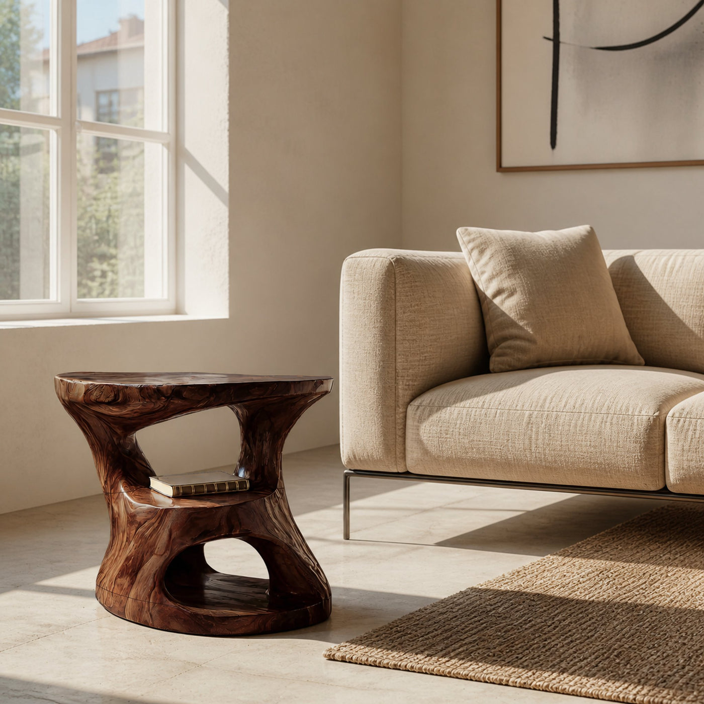 Unique Side Table For Living Room Or Office Spaces - product view 7