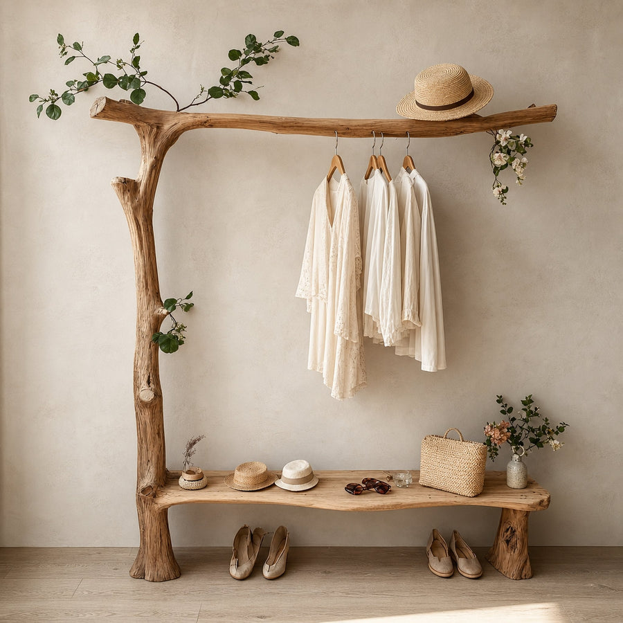 Vintage Clothes Rack Rack Handmade Rustic Decor Home Gift