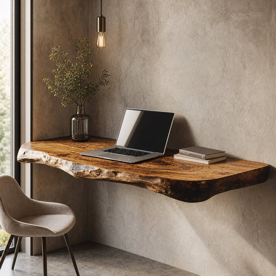 Vintage Wooden Floating Table For Charm Filled Home Decor
