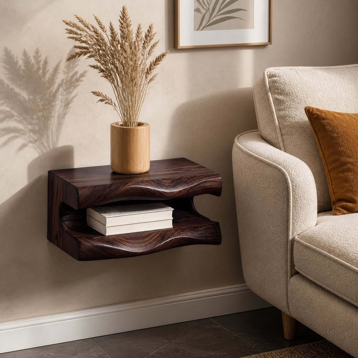 Wall Mounted Nightstand For Minimal Bedroom - product view 6