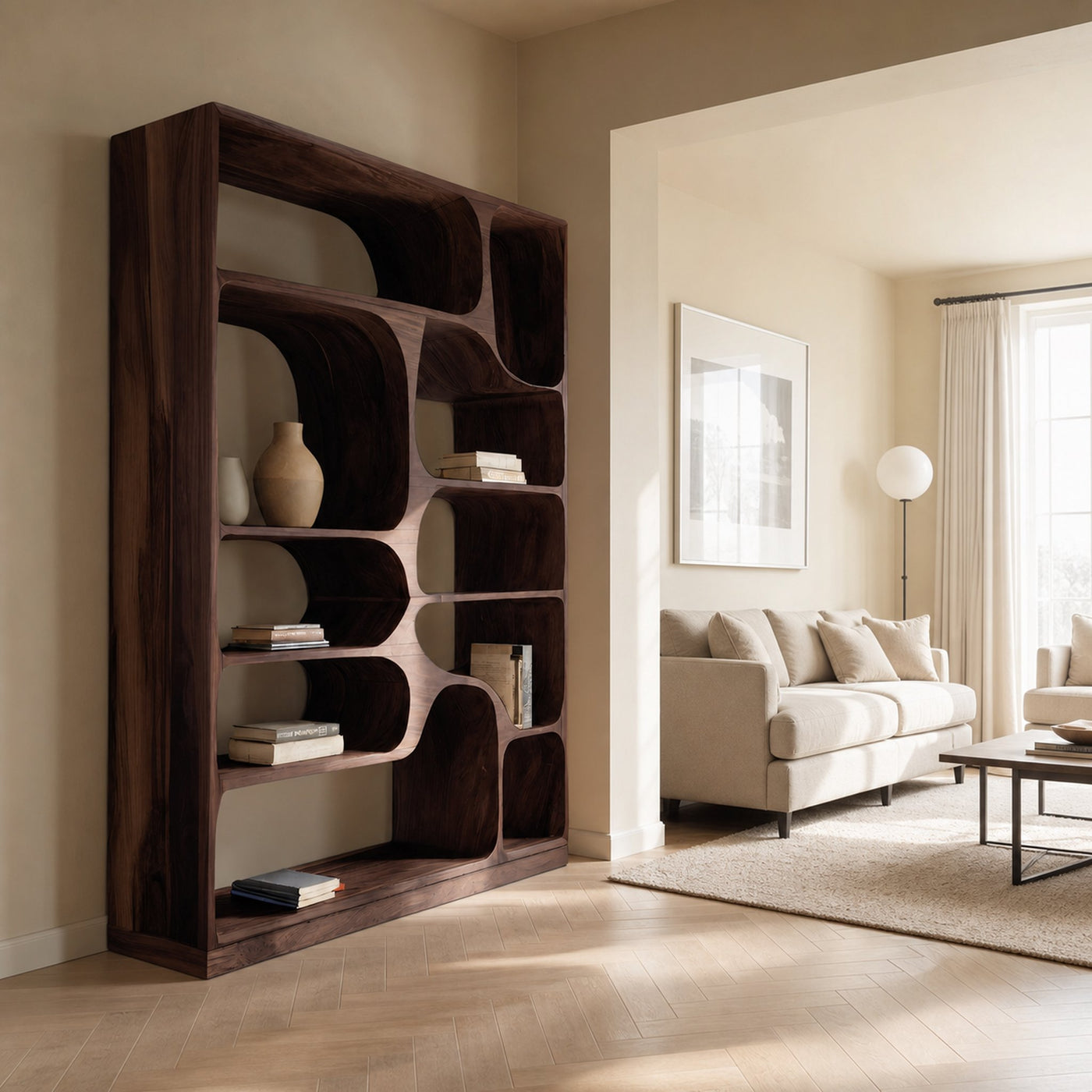Artistic Bookcase For Living Room Or Bedroom - product view 7