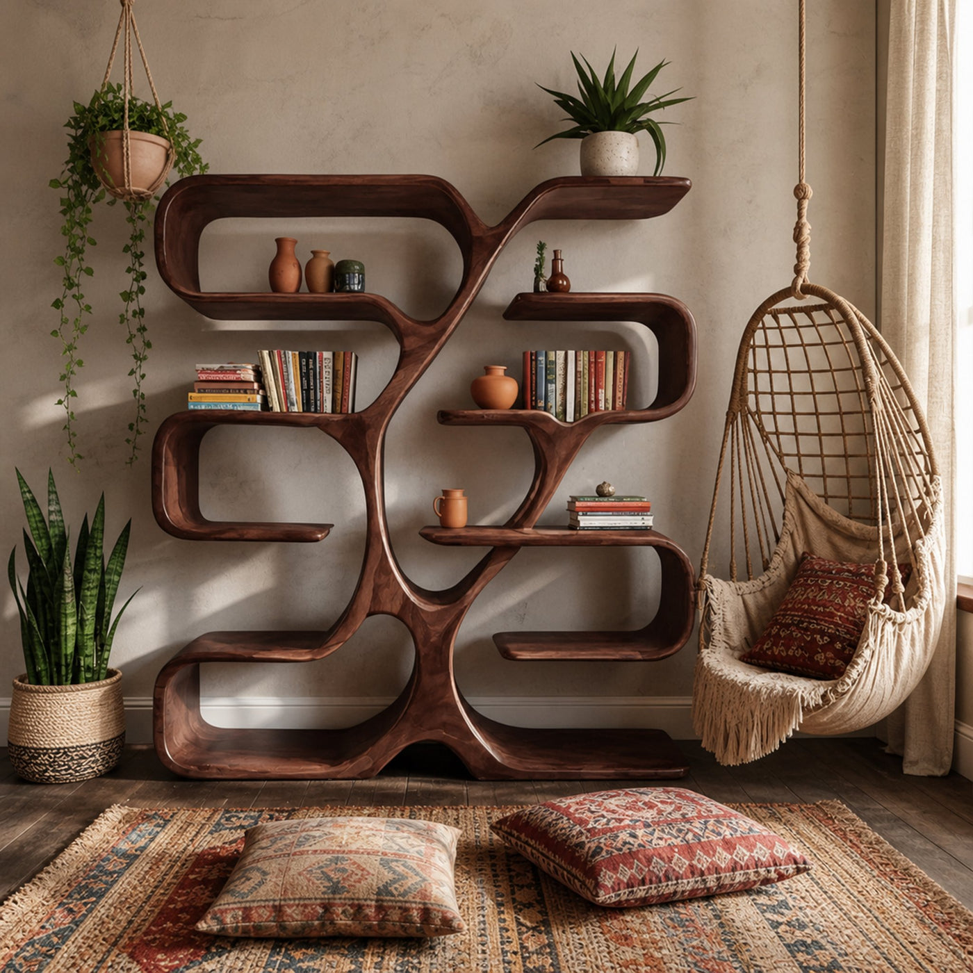 Artistic Bookshelf Display For Living Room Or Home Office - product view 7