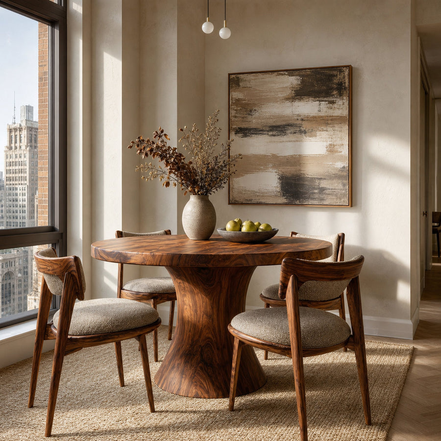 Artistic Pedestal Dining Table For Dining Furniture