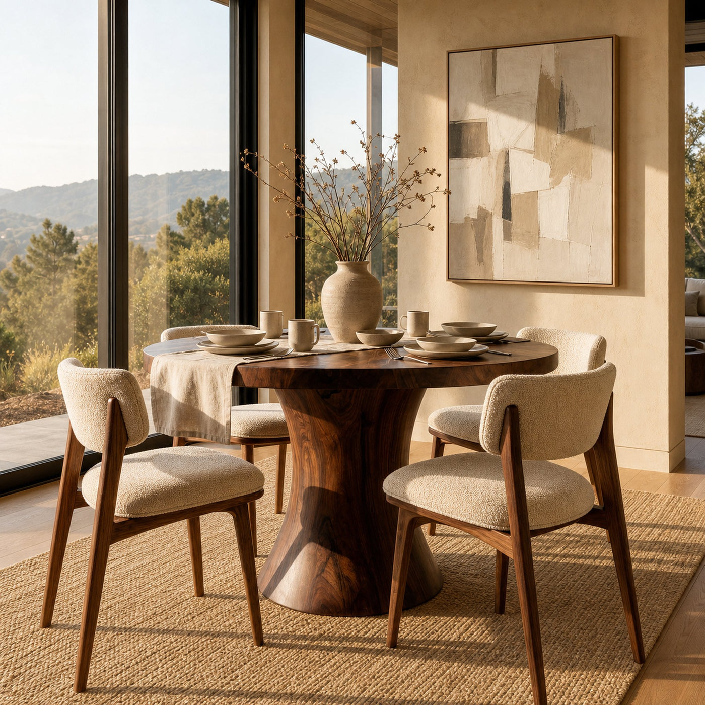 Artistic Pedestal Dining Table For Dining Furniture - product view 7