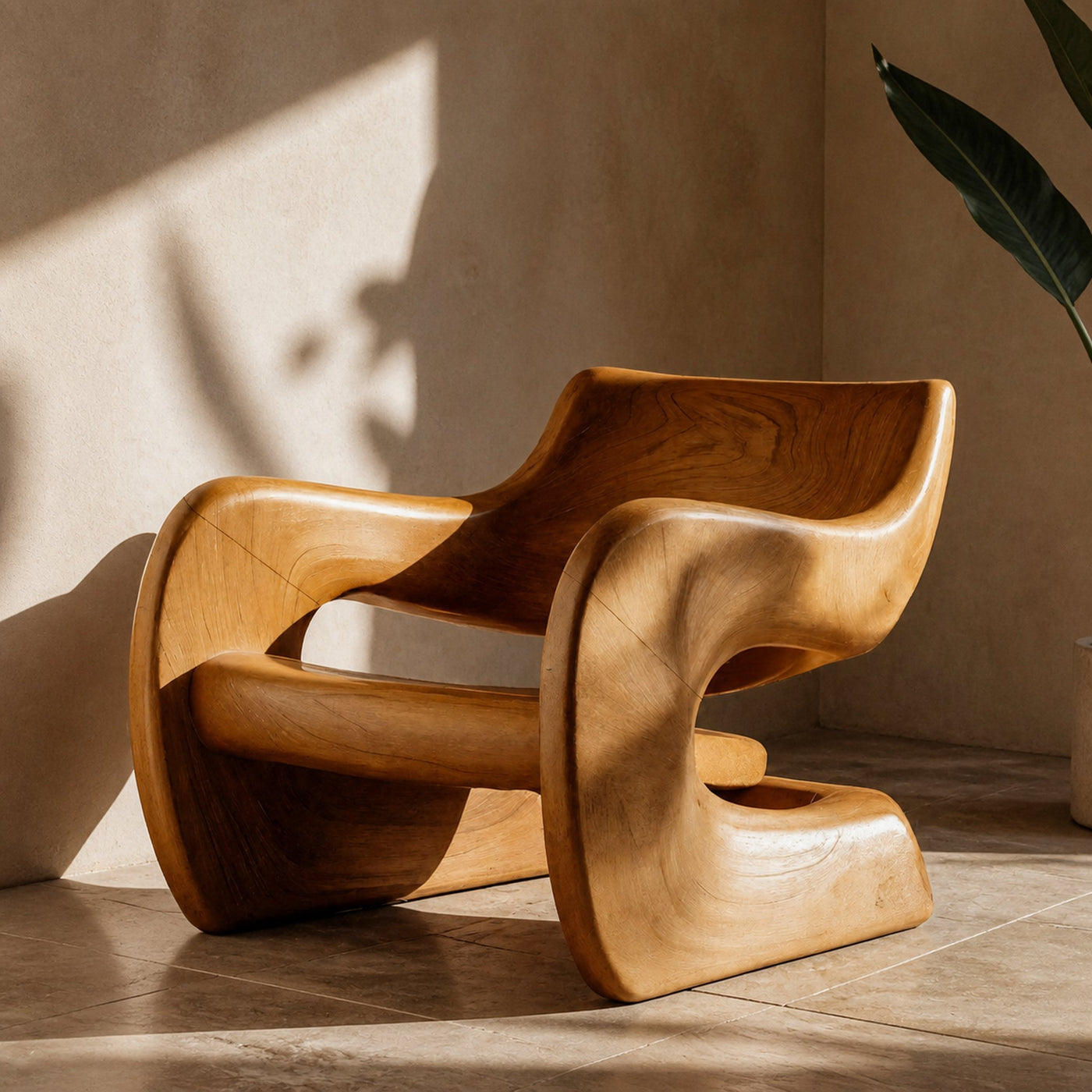 Artistic Sculptural Lounge Chair For Living Room Or Interior - product view 2