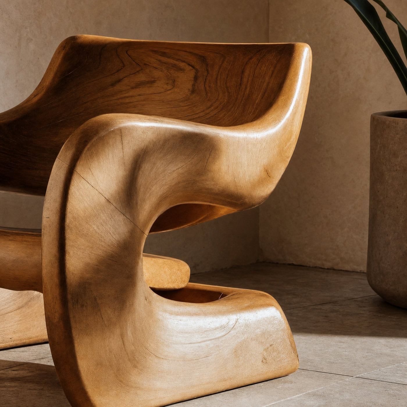 Artistic Sculptural Lounge Chair For Living Room Or Interior - product view 4