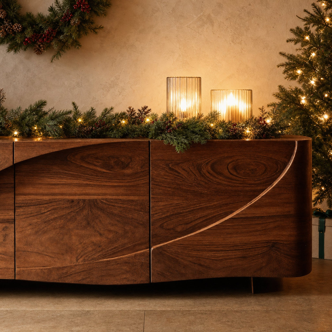 Artistic Swirl Sideboard For Living Room Or Dining - product view 4