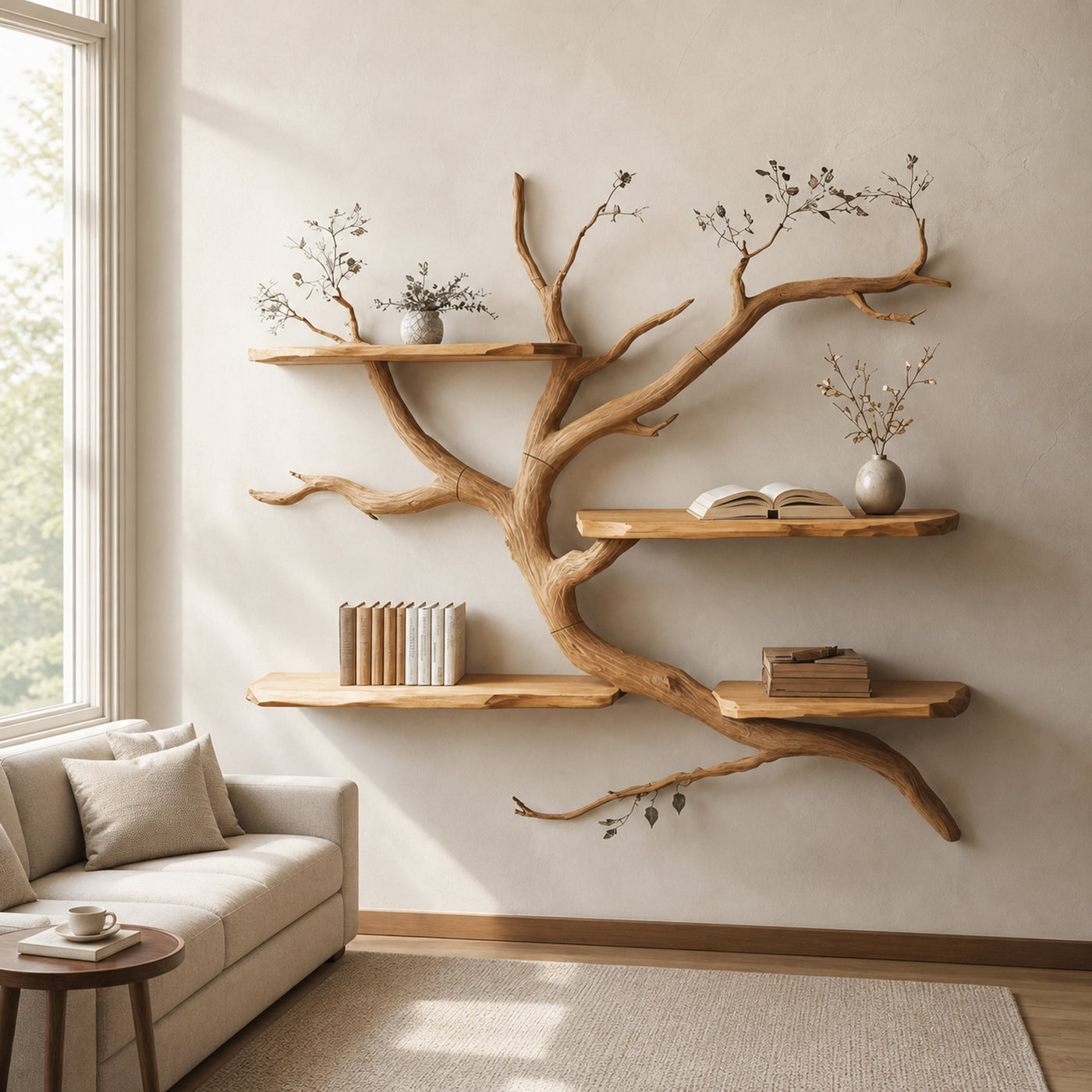 Artistic Wall Display Shelf Studio And Living Room