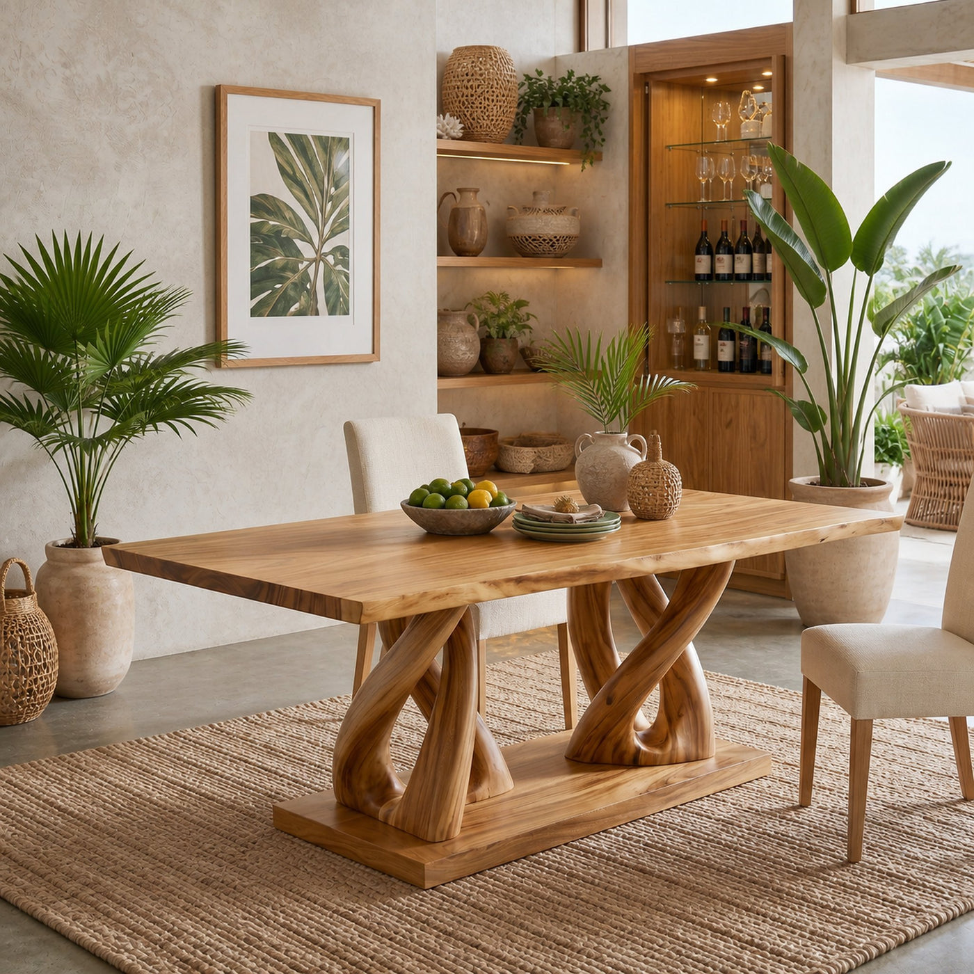 Coastal Rectangular Banquet Table For Resort Dining Room - product view 5
