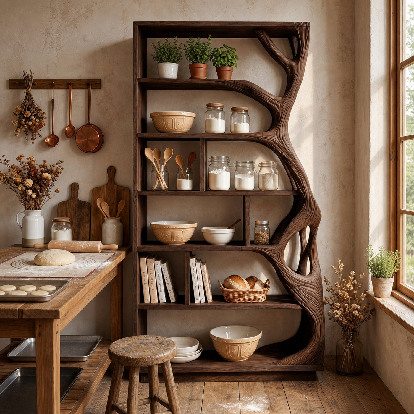 Contemporary Artistic Bookcase Storage Organizer For Office Space - product view 7