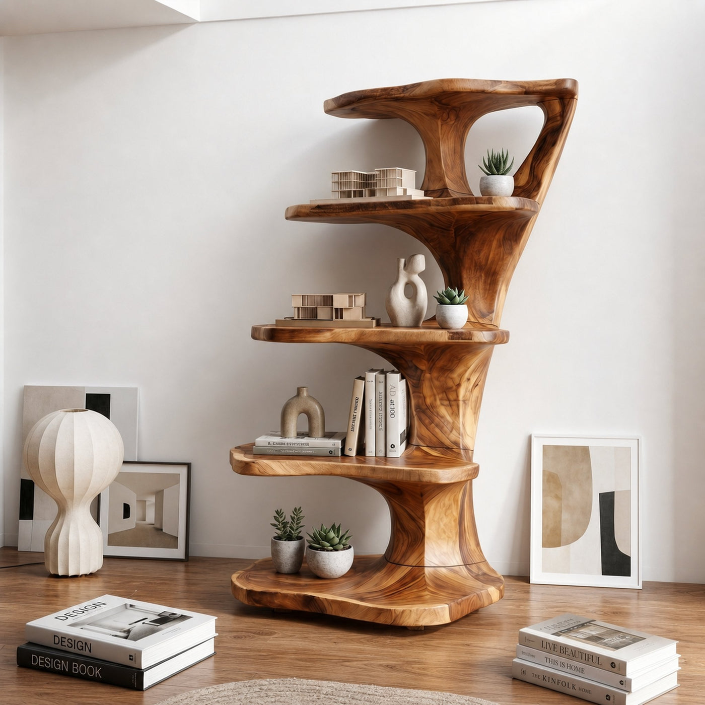 Contemporary Bookcase For Reading Room - product view 3