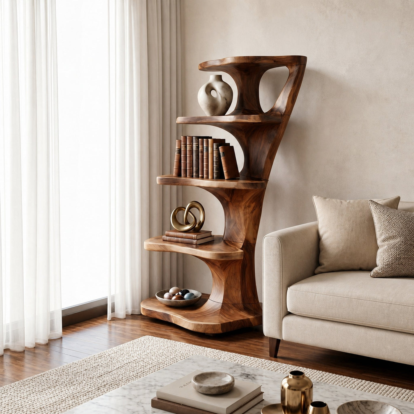 Contemporary Bookcase For Reading Room - product view 5