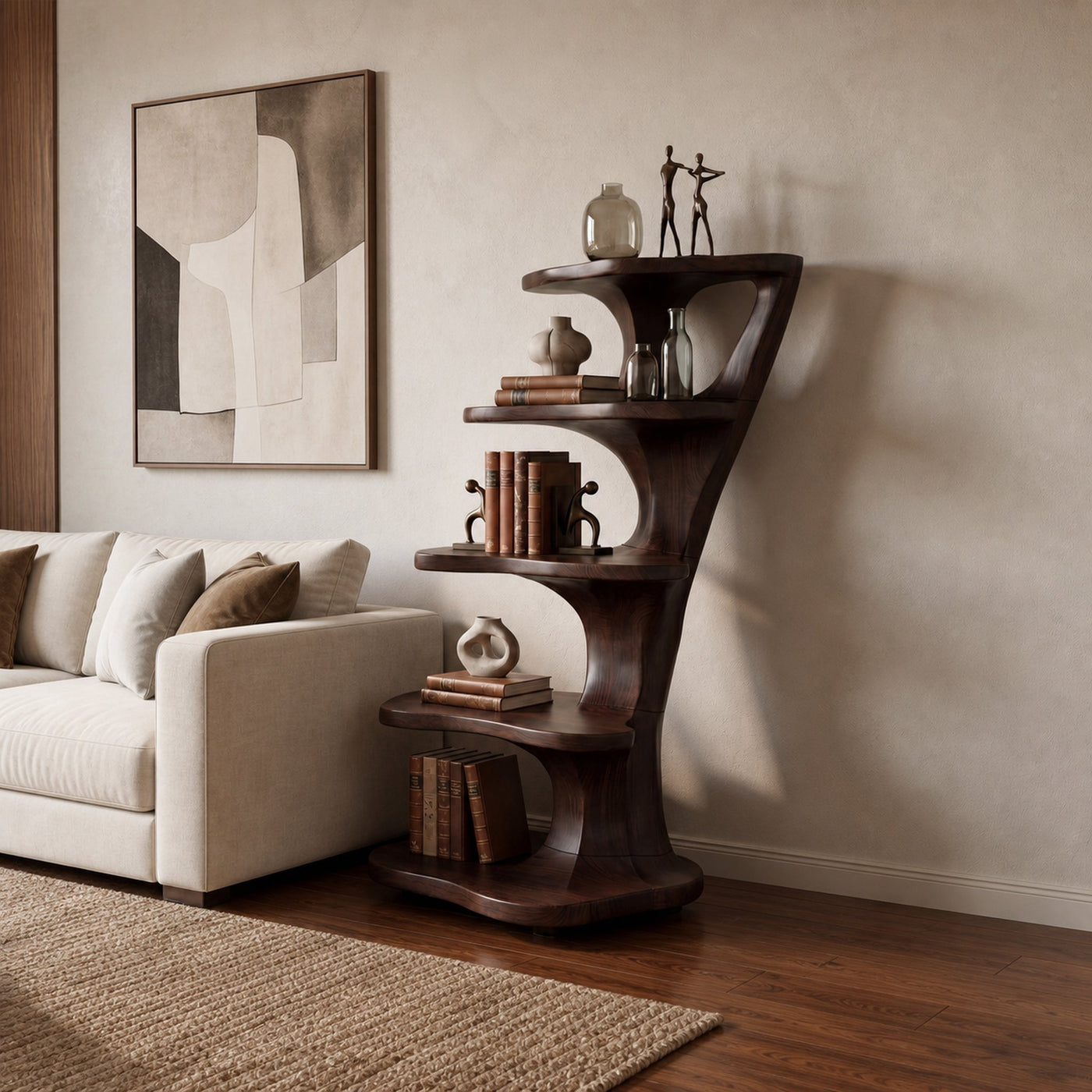 Contemporary Bookcase For Reading Room - product view 6