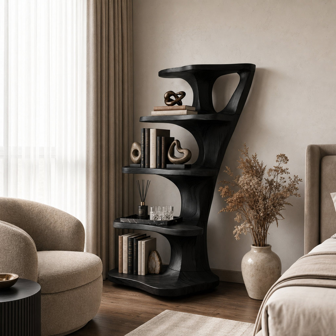 Contemporary Bookcase For Reading Room - product view 7