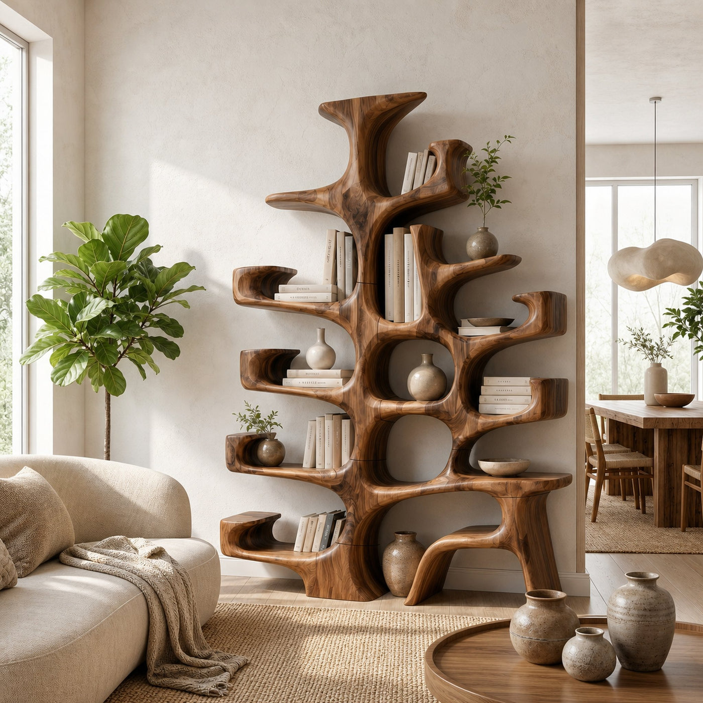 Contemporary Bookshelf For Entryway Living Room