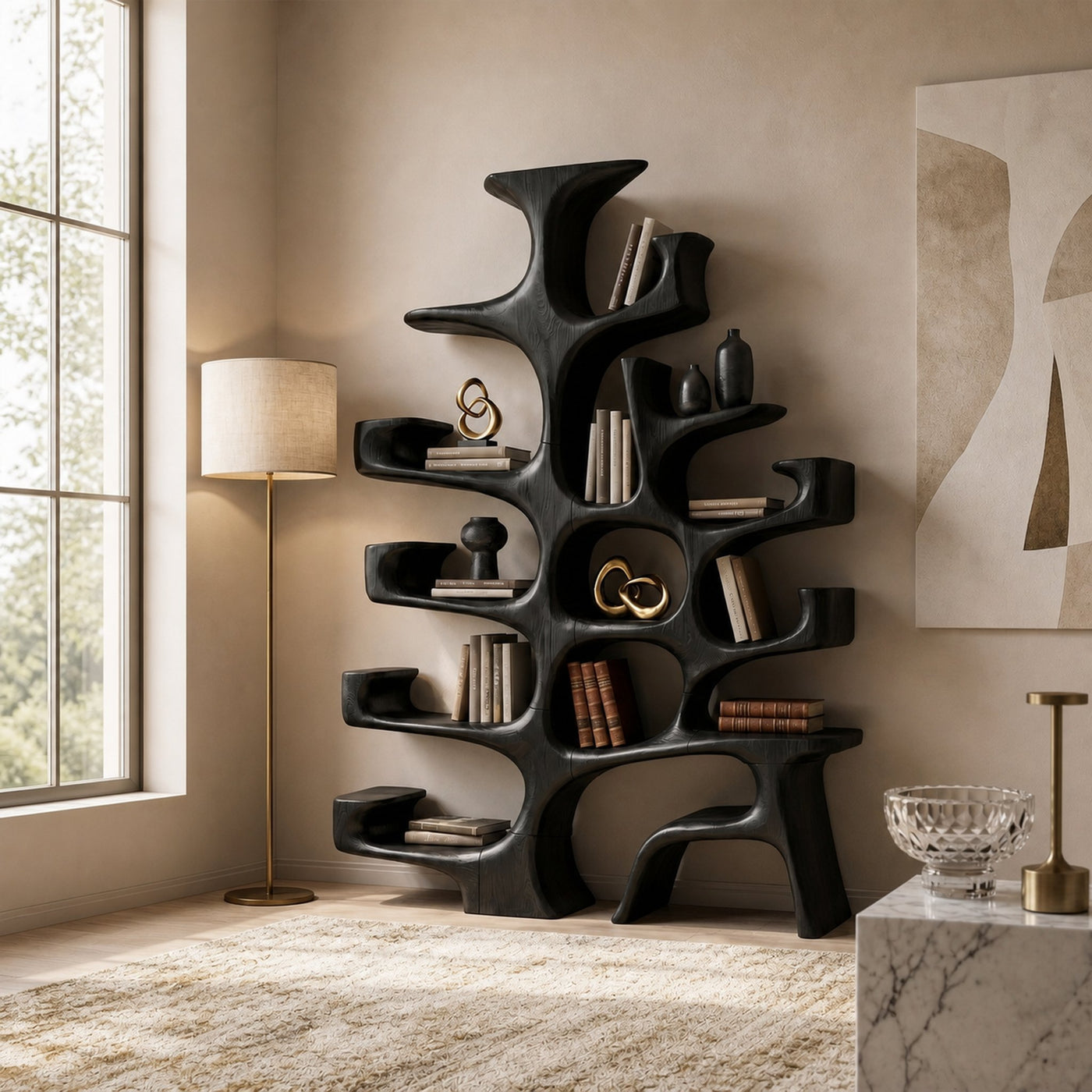 Contemporary Bookshelf For Entryway Living Room - product view 7