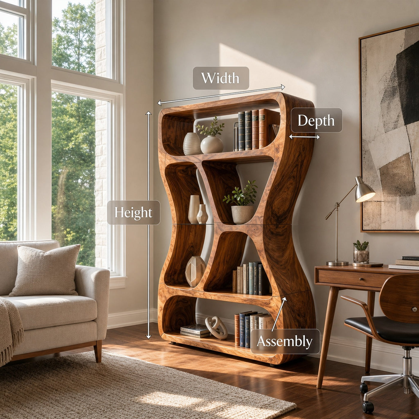 Contemporary Bookshelf For Study Room - product view 8