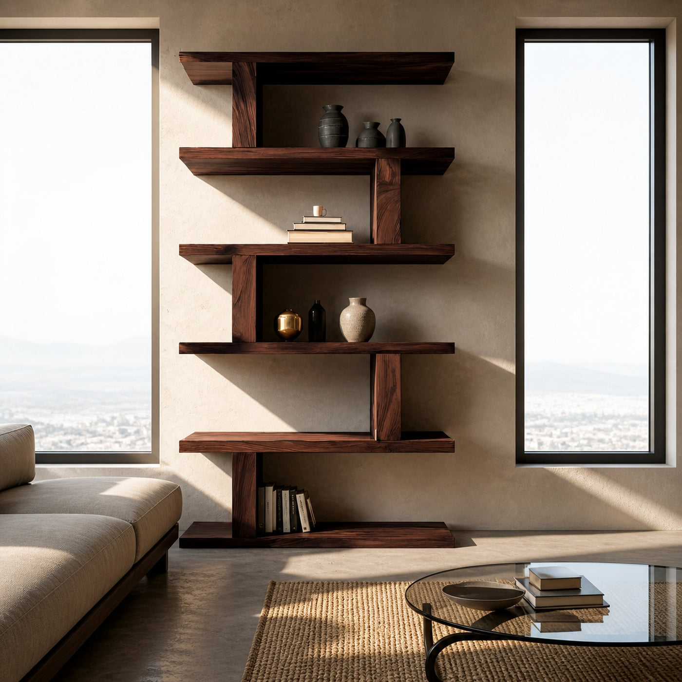 Contemporary Bookshelf With Clean Lines For Living Room - product view 7