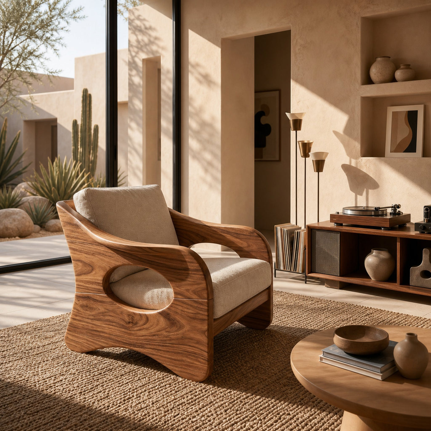 Contemporary Curved Armchair Executive Office Lounge - product view 6