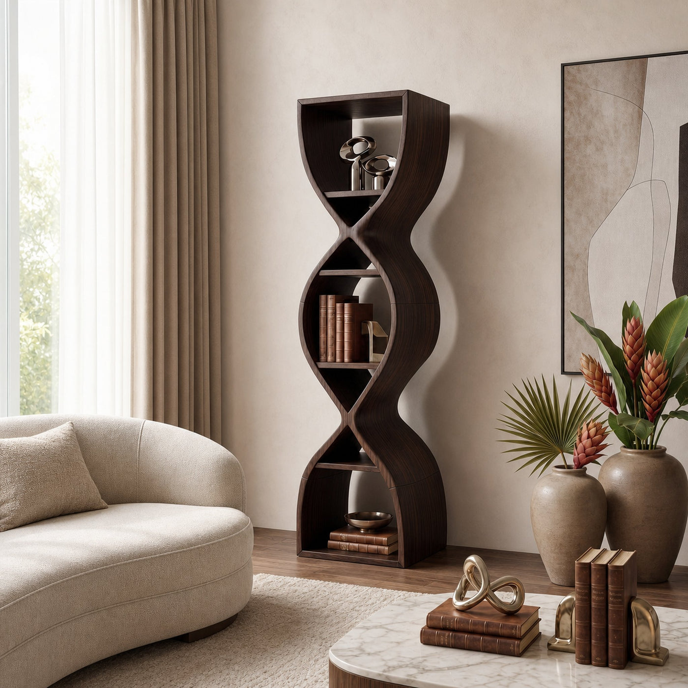 Contemporary Display Bookcase For Living Room - product view 6
