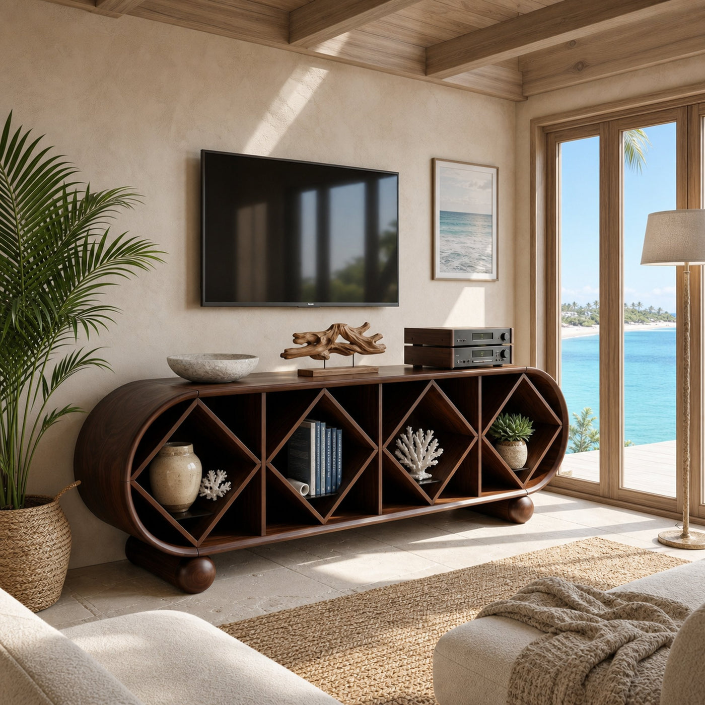 Contemporary Linear TV Console For Modern Living Space - product view 7