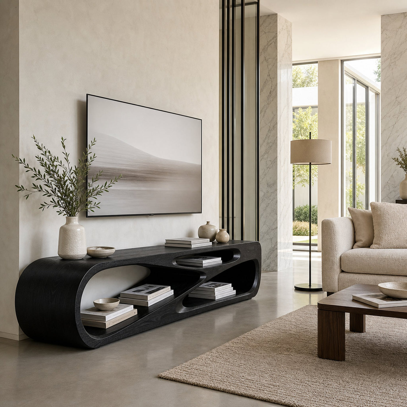 Furnishing the living room