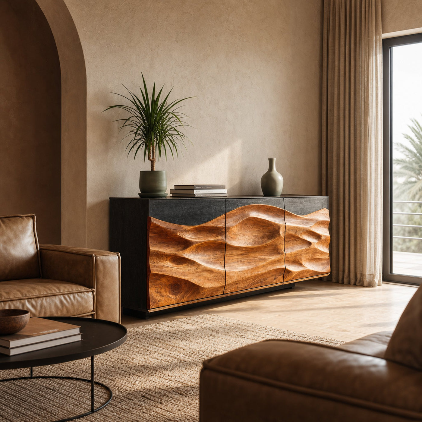 Contemporary Sideboard Storage For Dining Or Living Room