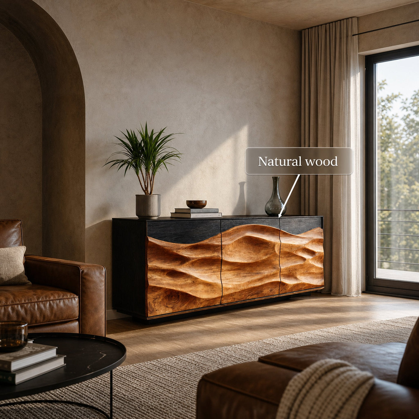 Contemporary Sideboard Storage For Dining Or Living Room - product view 5