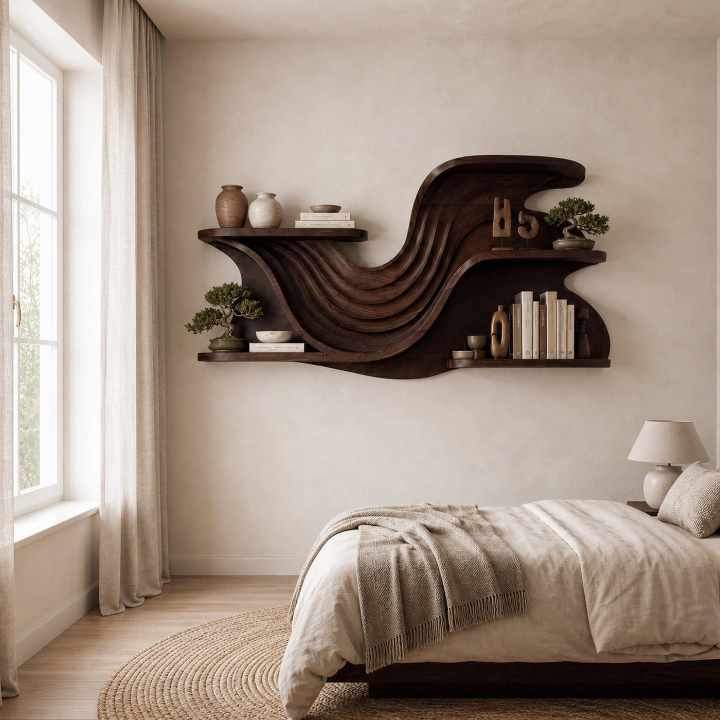 Contemporary Wall Bookshelf For Living Room - product view 6