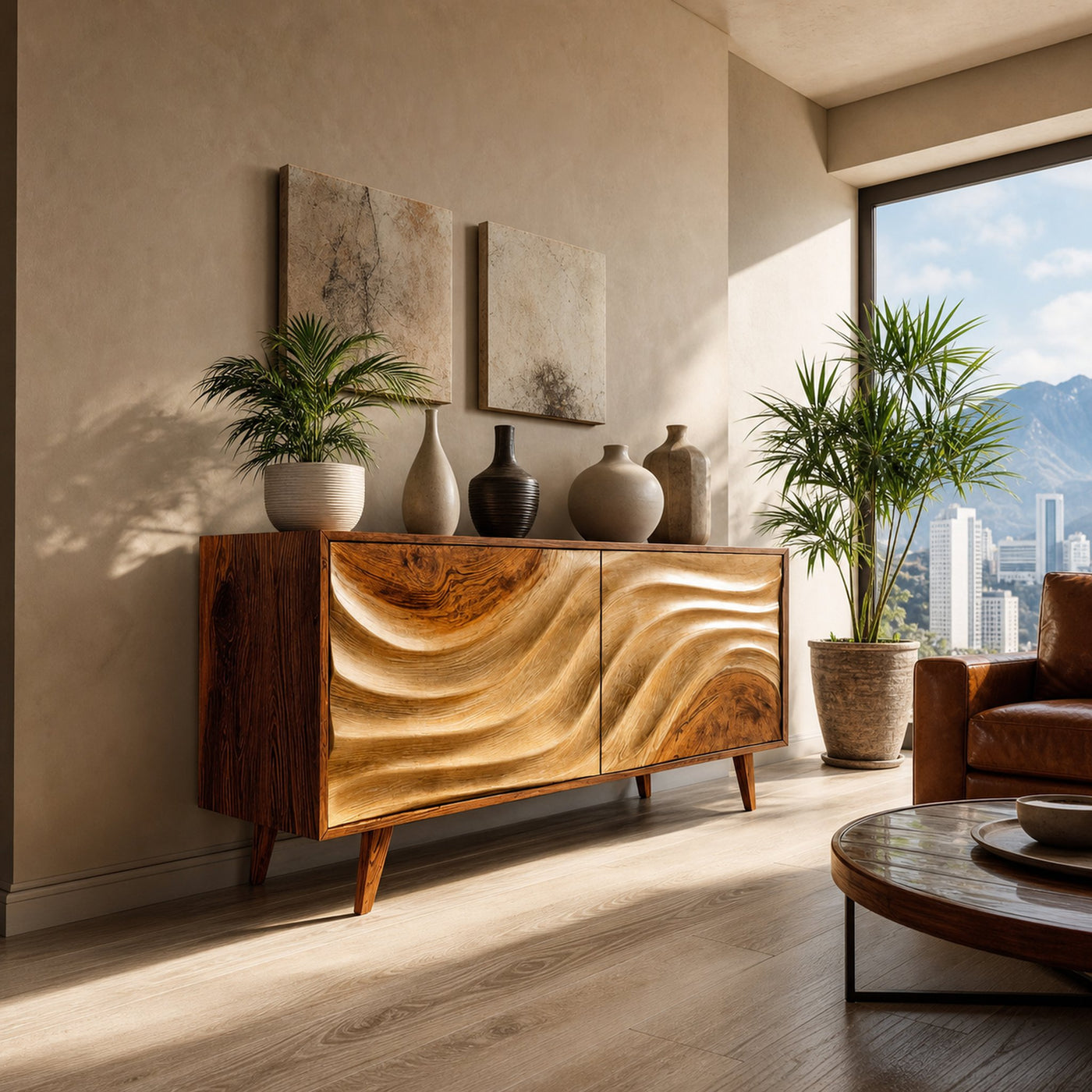 Contemporary Wave Sideboard For Modern Homes