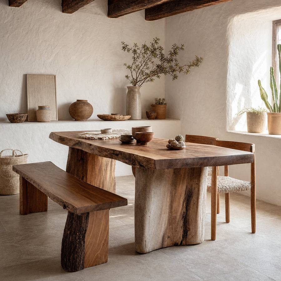Custom Dining Table Walnut Wood Farmhouse Gift