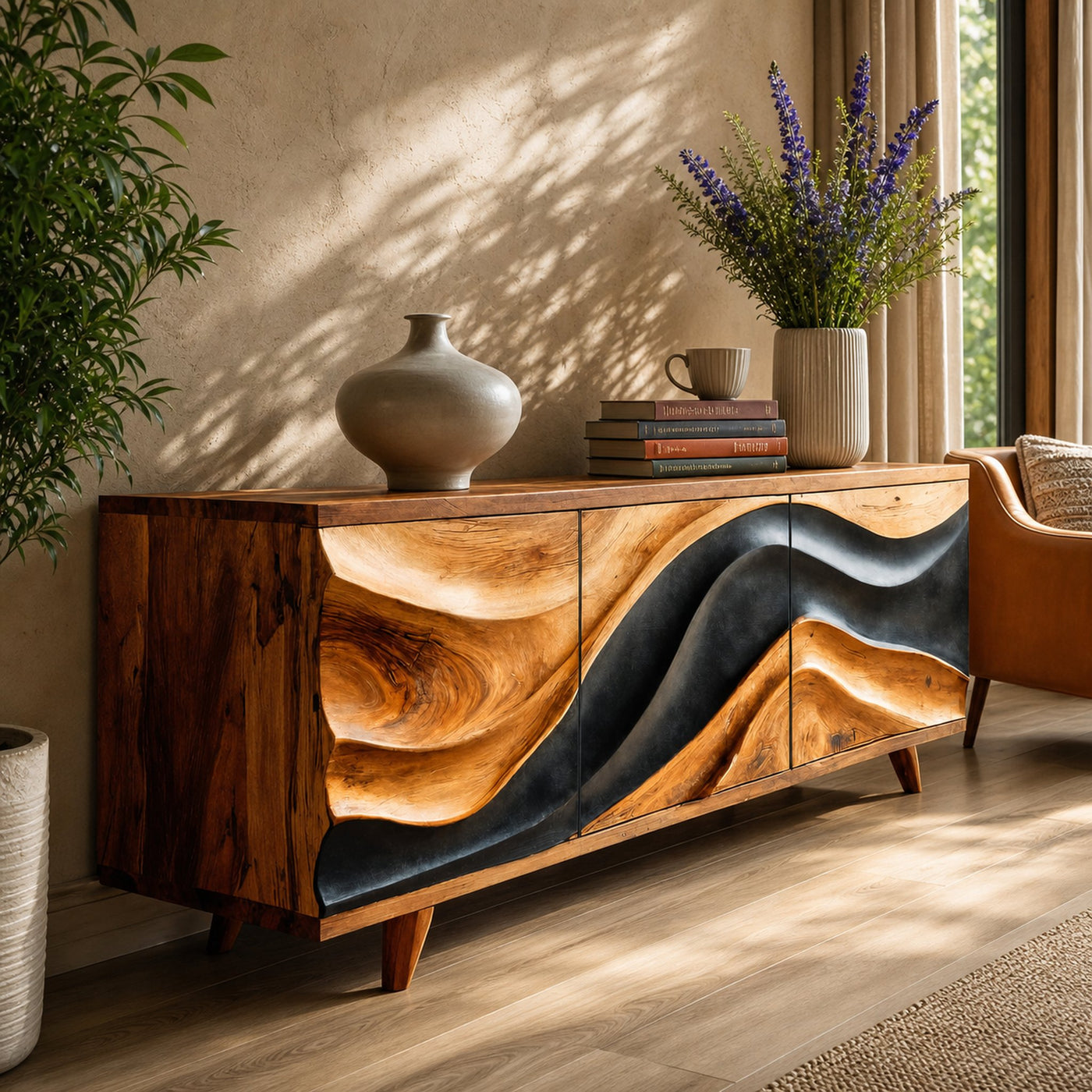 Elegant Storage Cabinet For Living Room - product view 2