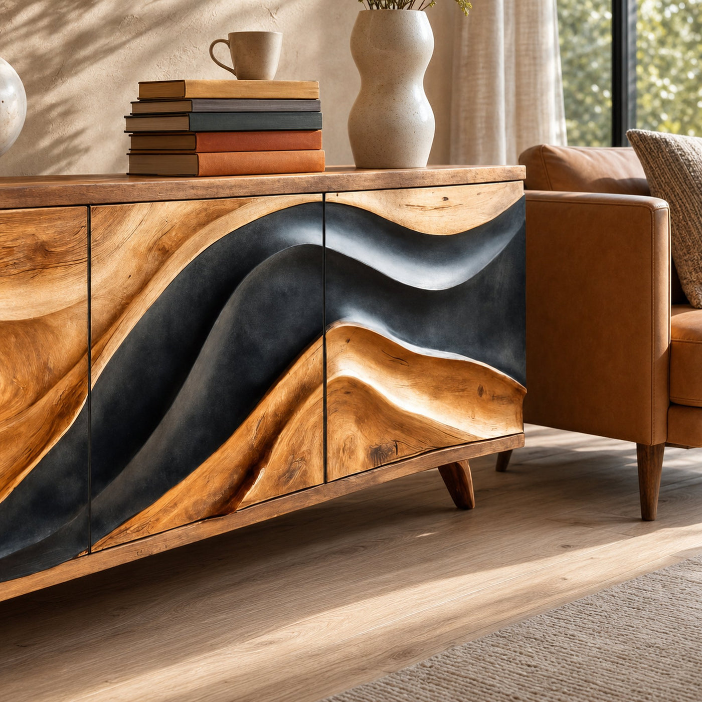 Elegant Storage Cabinet For Living Room - product view 4