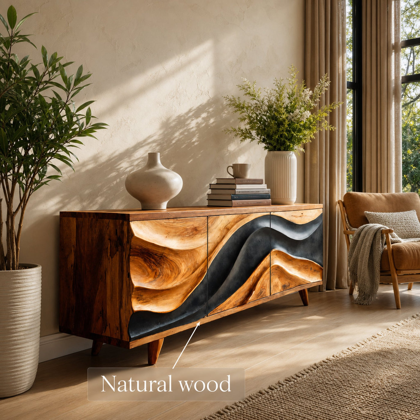 Elegant Storage Cabinet For Living Room - product view 5