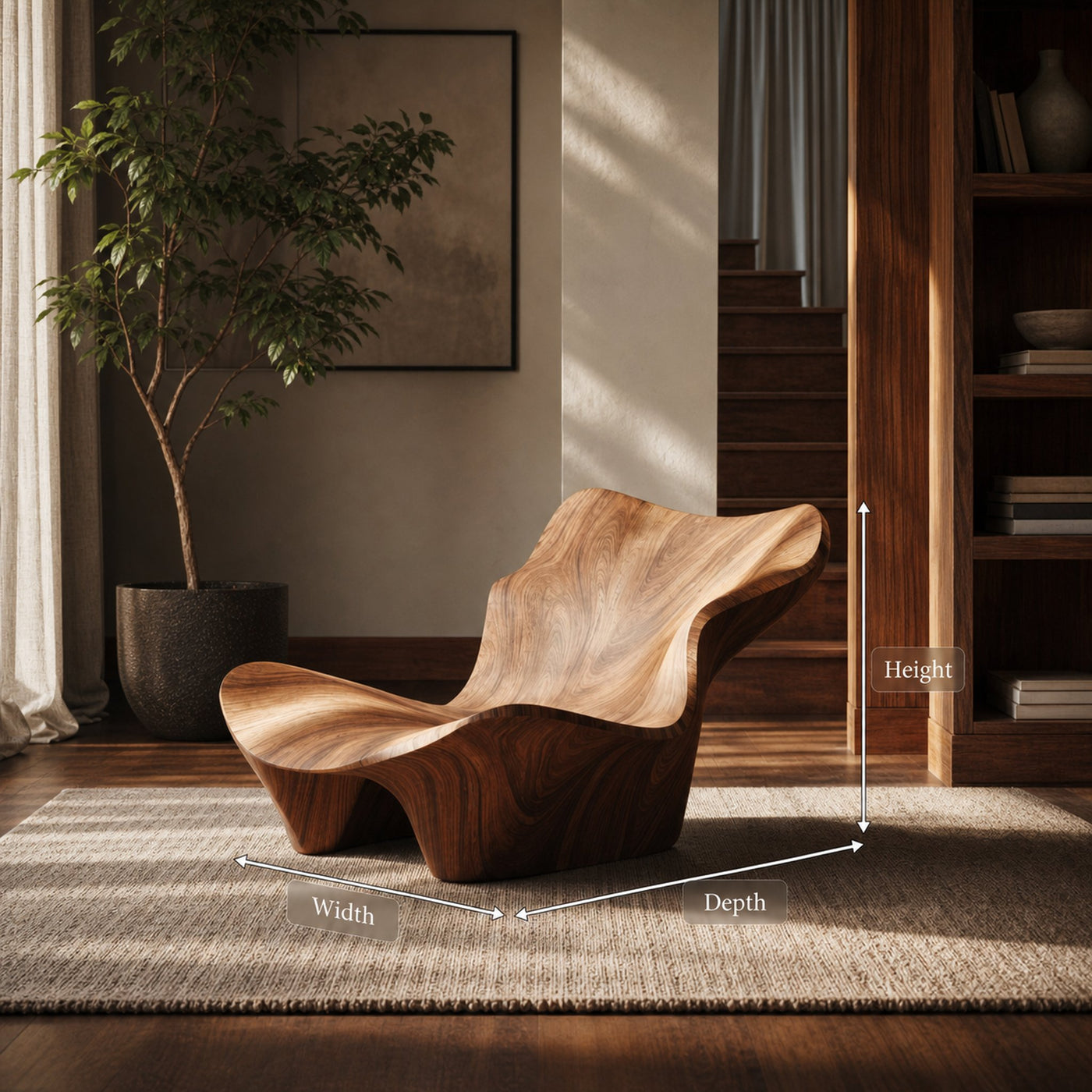 Farmhouse Accent Chair For Outdoor Seating Area - product view 7