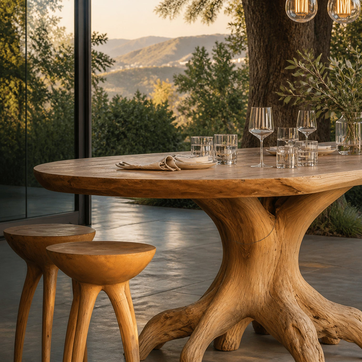 Farmhouse Kitchen Table For Cozy Family Dining - product view 3