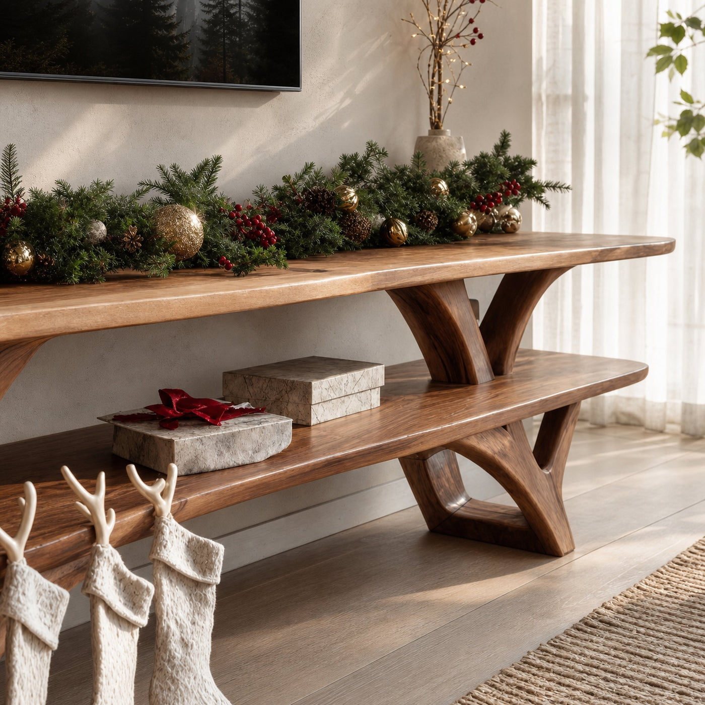 Furnishing the living room