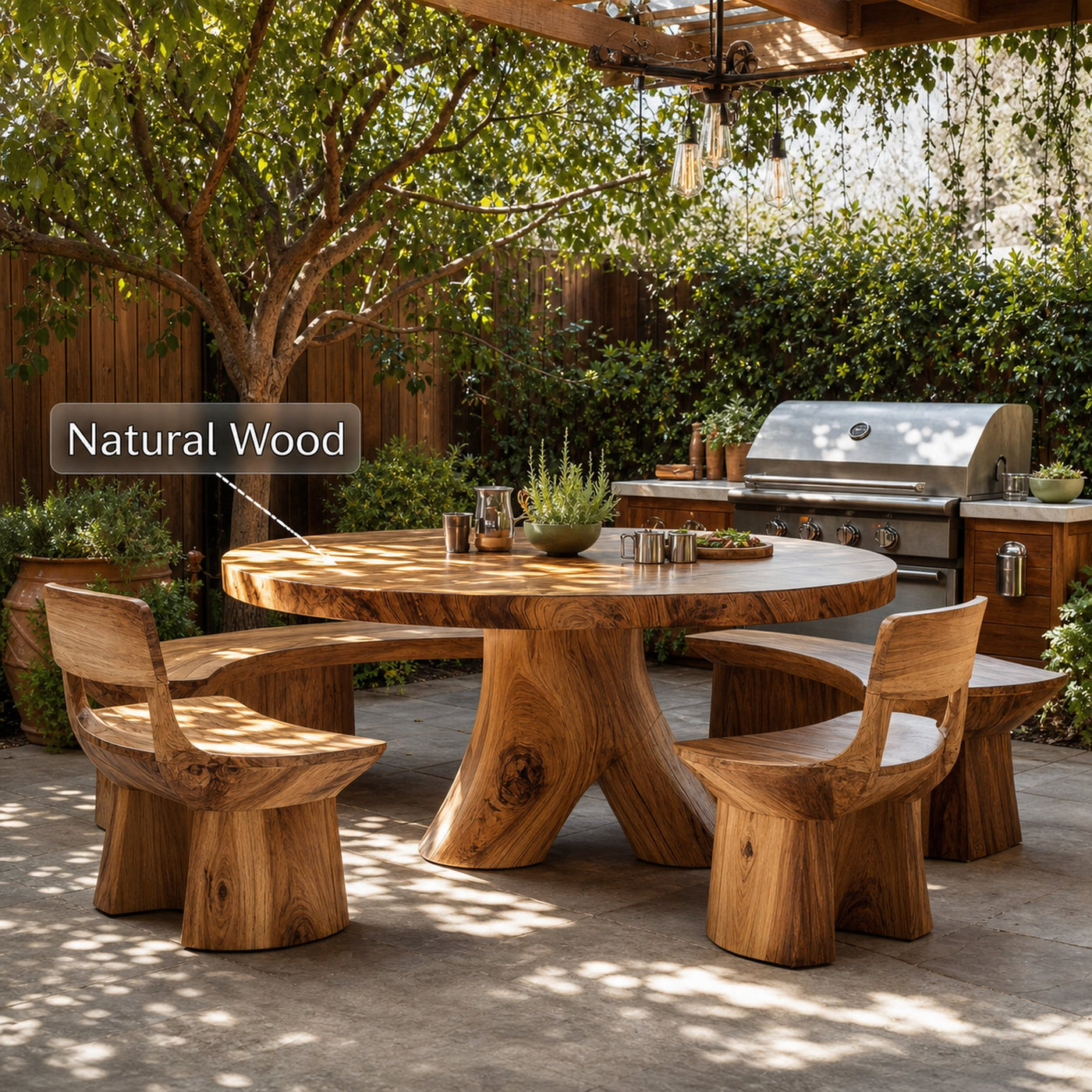 Farmhouse Style Dining Table For Warm Kitchen Vibes - product view 5