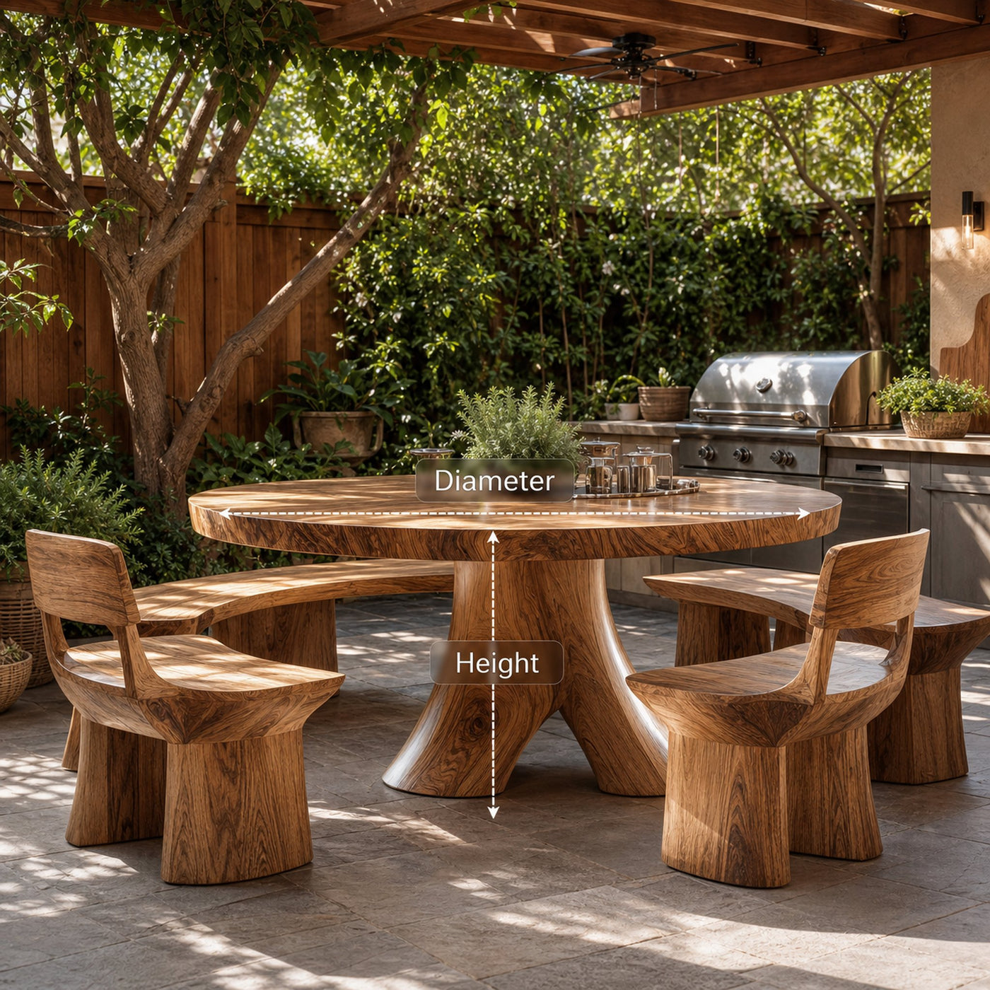 Farmhouse Style Dining Table For Warm Kitchen Vibes - product view 7