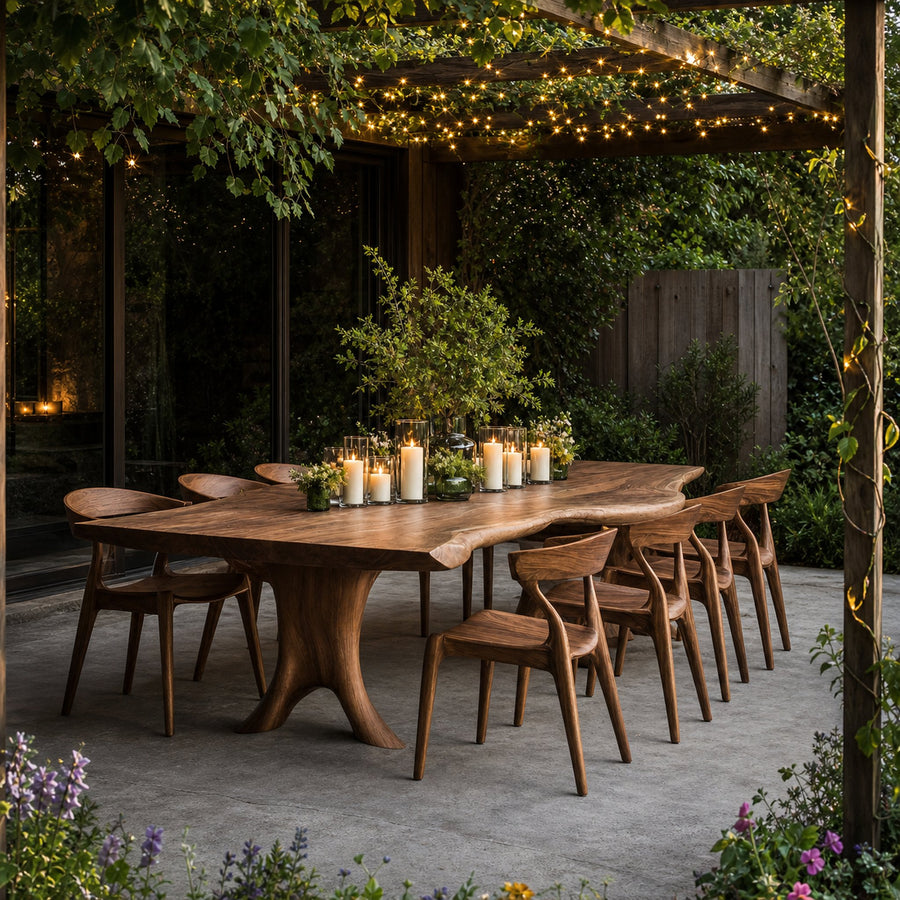 Farmhouse Wood Dining Table For Home Furniture