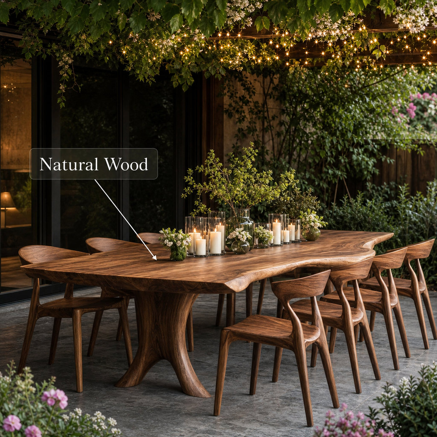 Farmhouse Wood Dining Table For Home Furniture - product view 7