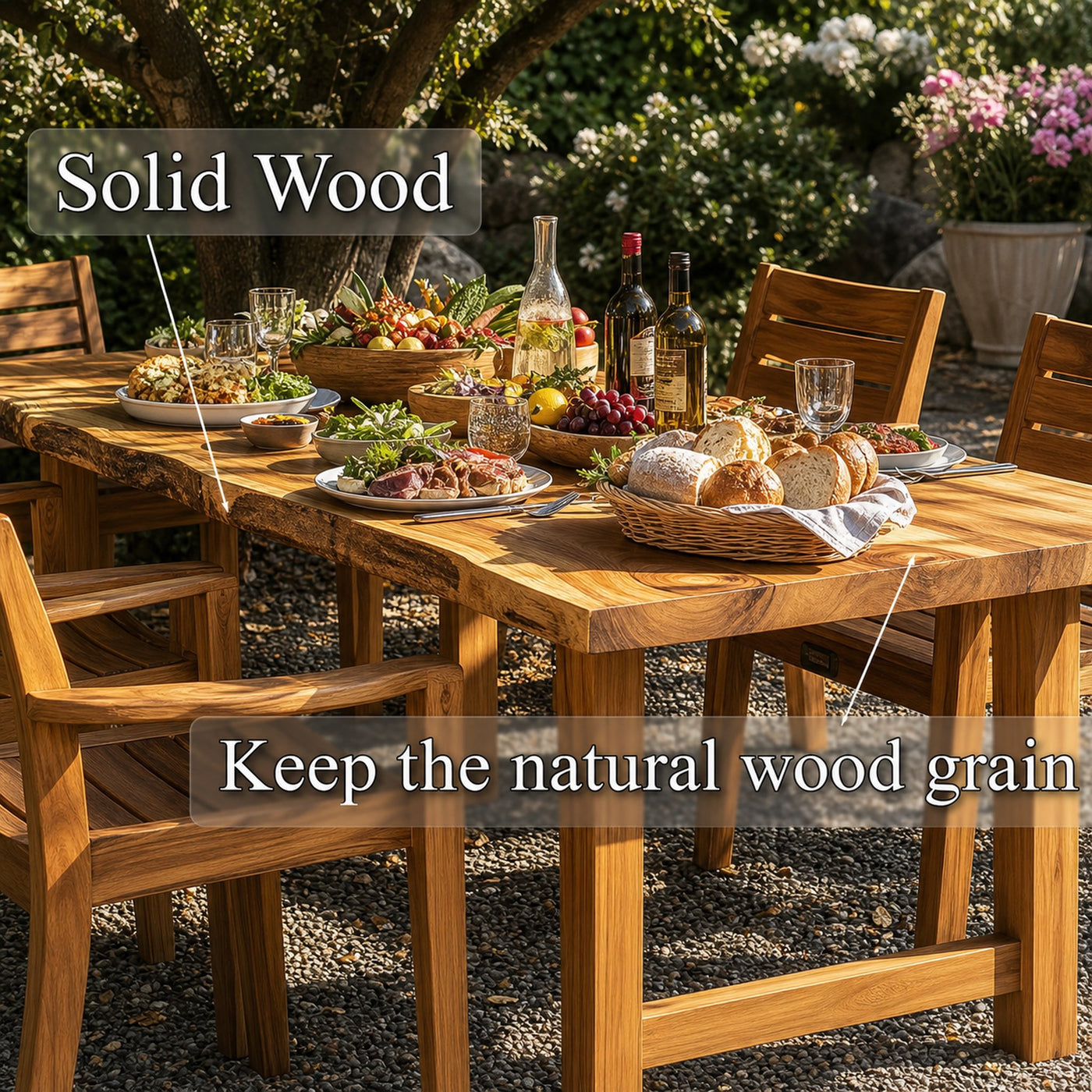 Garden Dining Set Garden Decor Office Decor Gift Set - product view 3