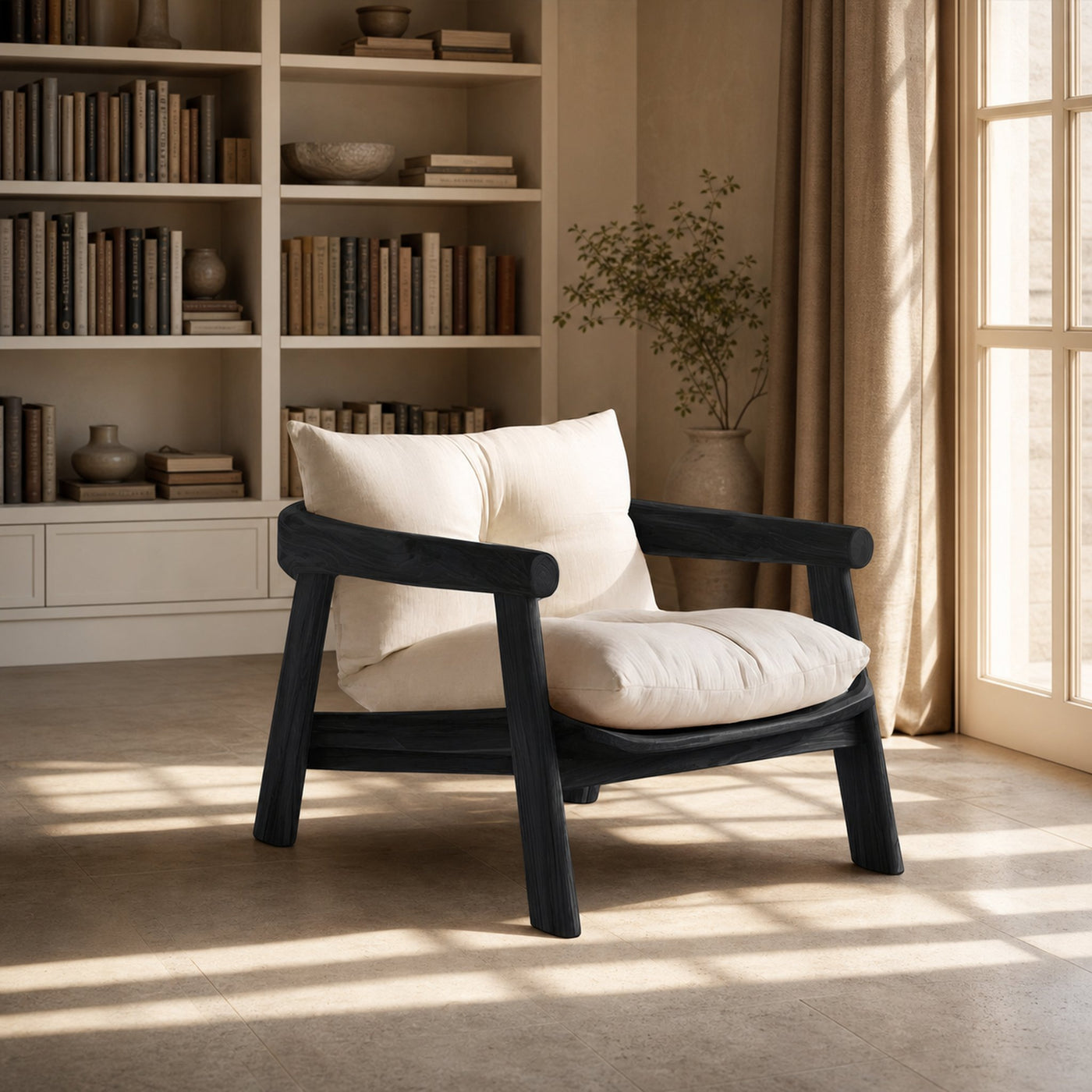 Handcrafted Accent Chair For Living Room - product view 7