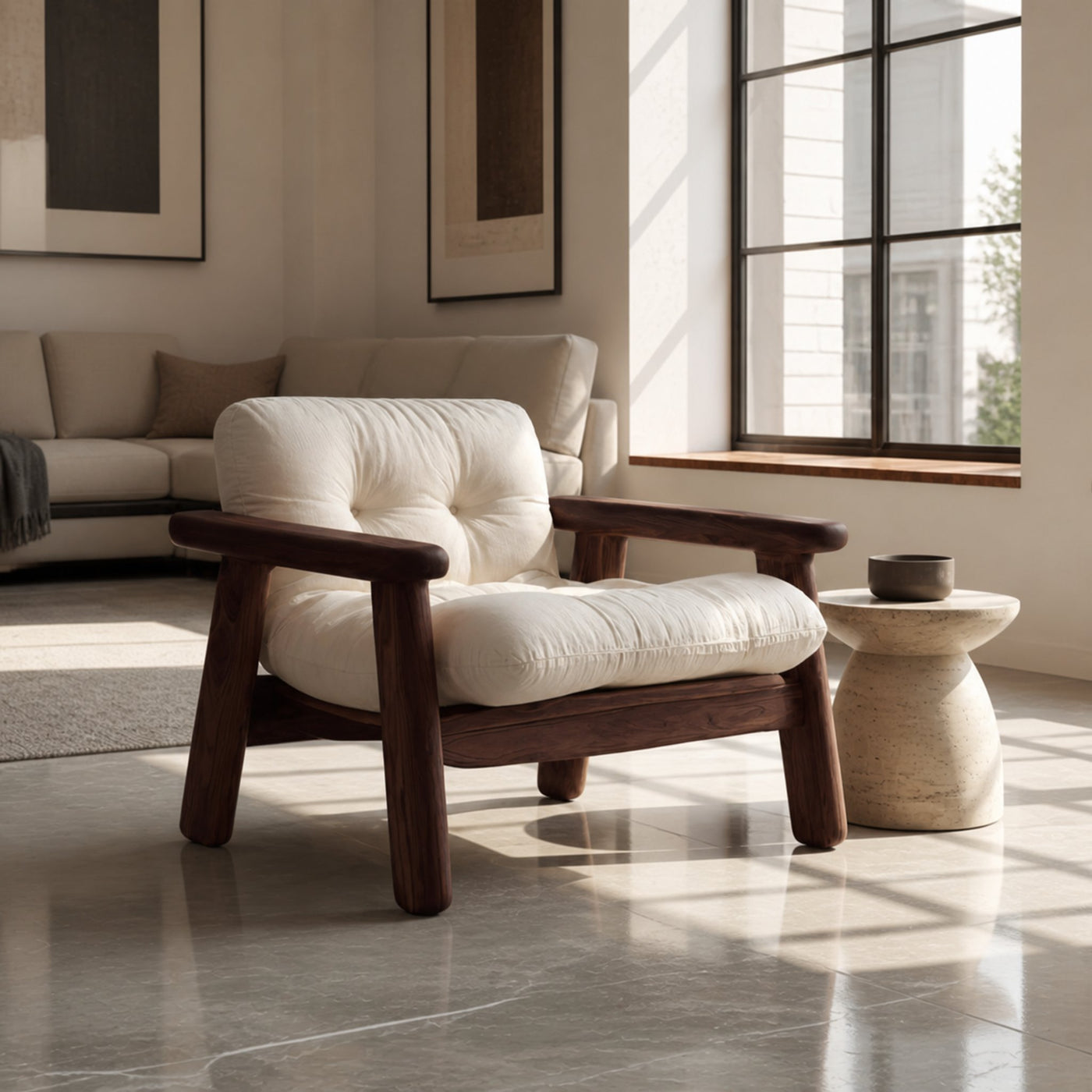 Handcrafted Accent Chair For Modern Home - product view 6