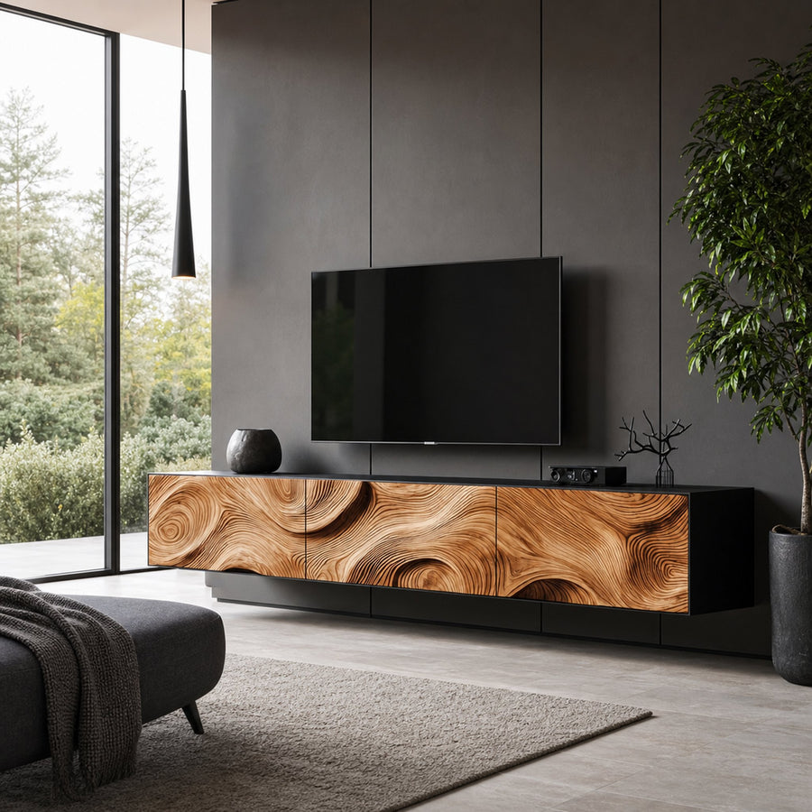 Handcrafted Console Cabinet For Entryway Decor