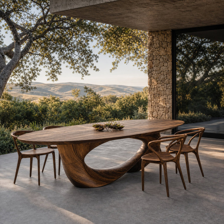 Handcrafted Dining Table For Unique Kitchen Decor